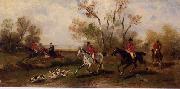 unknow artist Classical hunting fox, Equestrian and Beautiful Horses, 163. oil painting picture wholesale